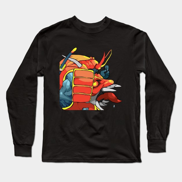 Bishamon The Accursed Long Sleeve T-Shirt by PoesUnderstudy